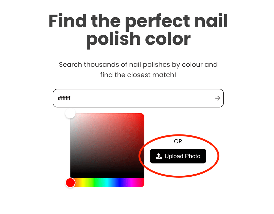 Step 2: Upload a Photo